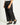Pantalone Kobe in gabardine nero 