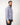 Camicia boxy fit fluida righe blu 