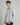 Camicia relaxed fit manica lunga celeste 