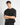 T-shirt cropped fit nero<BR/><BR/> 