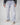 Jeans baggy fit con rotture in denim light blue 