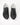 Sneakers classica in vera pelle nero 