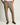 Pantalone fit sartoriale fango 