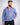 Camicia boxy fit a quadri blu 