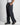 Pantalone London fondo ampio grigio scuro 