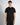 T-shirt filo di scozia nero 