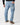 Jeans regular fit in denim light blu sfumato 
