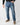 Jeans regular fit in denim blu sfumato 