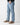 Jeans regular fit in denim light blu sfumato 