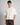 T-shirt scollo V cropped fit avorio 