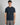 T-shirt regular fit in 100% cotone blu 