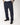 Pantalone fit sartoriale fondo largo gessato blu 