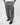 Pantalone London fondo ampio flanella gessato grigio 