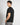 T-shirt regular fit in 100% cotone nero 