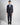 Abito Boston doppiopetto fondo ampio gessato blu<BR/> 