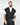 Gilet traforato cropped fit nero 
