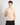 Maglia in filo mezzo collo beige 