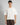 T-shirt scollo V cropped fit avorio 