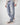 Jeans straight fit in denim blue marmorizzato 