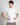 T-shirt regular fit in 100% cotone bianco 