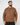 Cardigan spiga cropped fit tabacco 