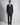 Abito Boston doppiopetto fondo ampio gessato blu<BR/> 