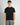 T-shirt regular fit in 100% cotone nero 