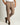 Pantalone fit sartoriale fango 