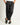 Pantalone Kobe in gabardine nero 