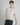 Camicia boxy fit righe beige 