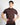 Maglia in filo mezzo collo caffè 