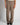 Pantalone London fondo ampio lino  fango 