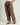 Pantalone Kobe in gabardine marrone 
