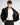 Blazer London monopetto crop lino nero 