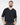 T-shirt scollo a V in filo blu 