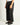 Pantalone Kobe in gabardine nero 