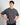 T-shirt oversize100% cotone grigio antracite 