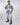 Coorset in denim marmorizzato light blu 