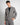 Blazer London doppiopetto crop grigio chiaro 