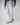 Jeans baggy fit con rotture in denim light blue 