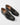Mocassino in pelle con nappina nero 