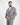 Blazer London monopetto crop grigio chiaro 