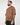 Cardigan rombo cropped fit tabacco 
