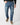 Jeans regular fit in denim blu sfumato 