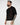 Polo in maglia traforata nero 